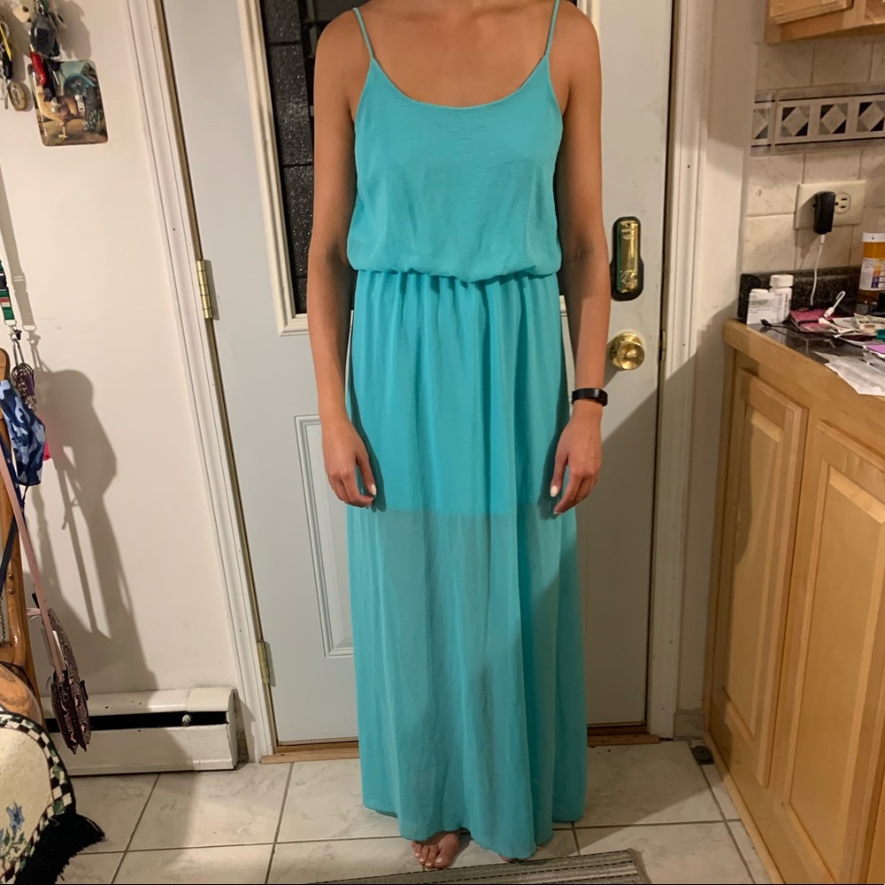 Teal dress